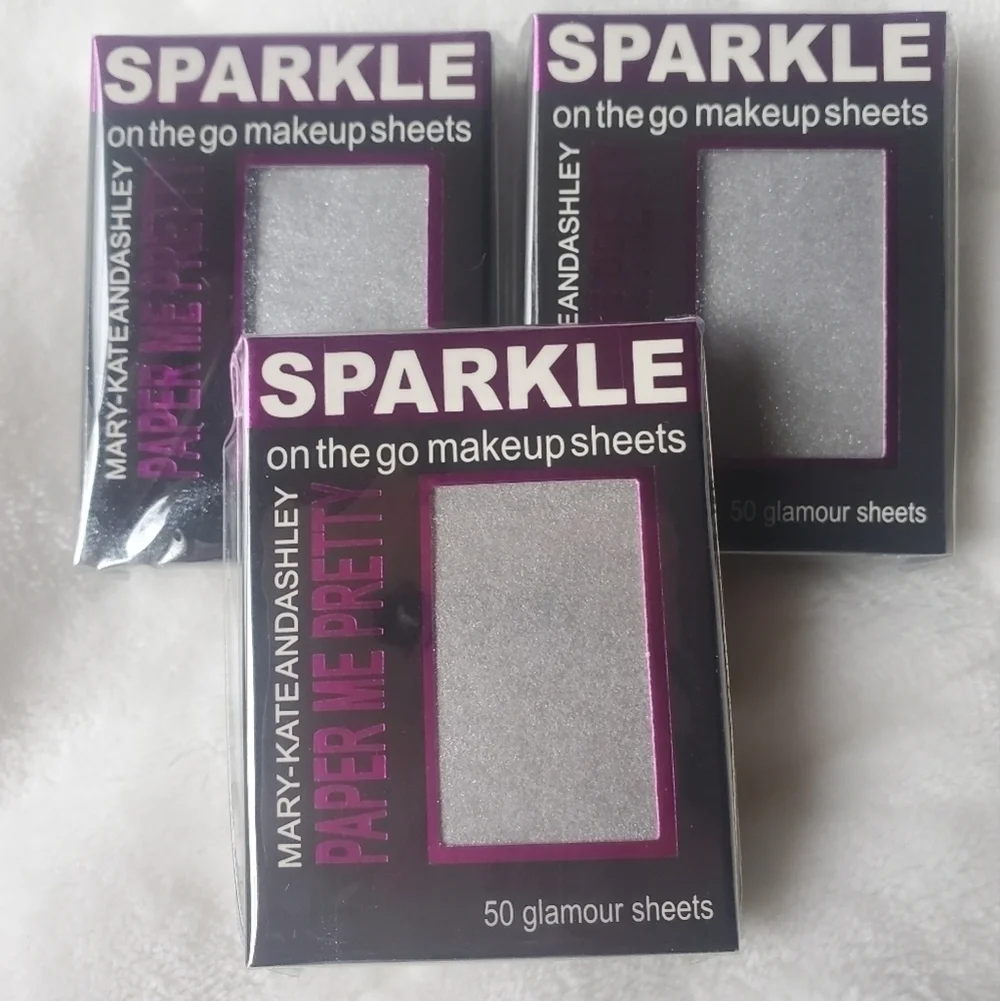 Mary-Kate and Ashley On-The-Go Silver Sparkle Makeup Sheets